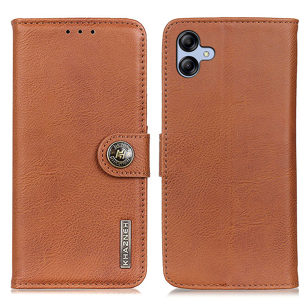 KHAZNEH For Samsung Galaxy A05 4G Case Cowhide Texture Leather Wallet Phone Cover KHAZNEH For Samsung Galaxy A05 4G Case Cowhide Texture Leather Wallet Phone Cover